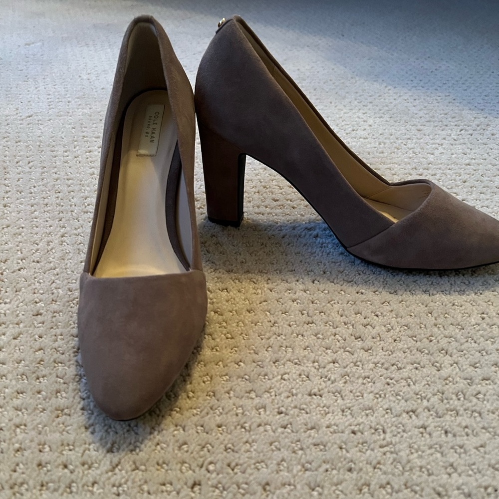 Cole Haan suede pumps